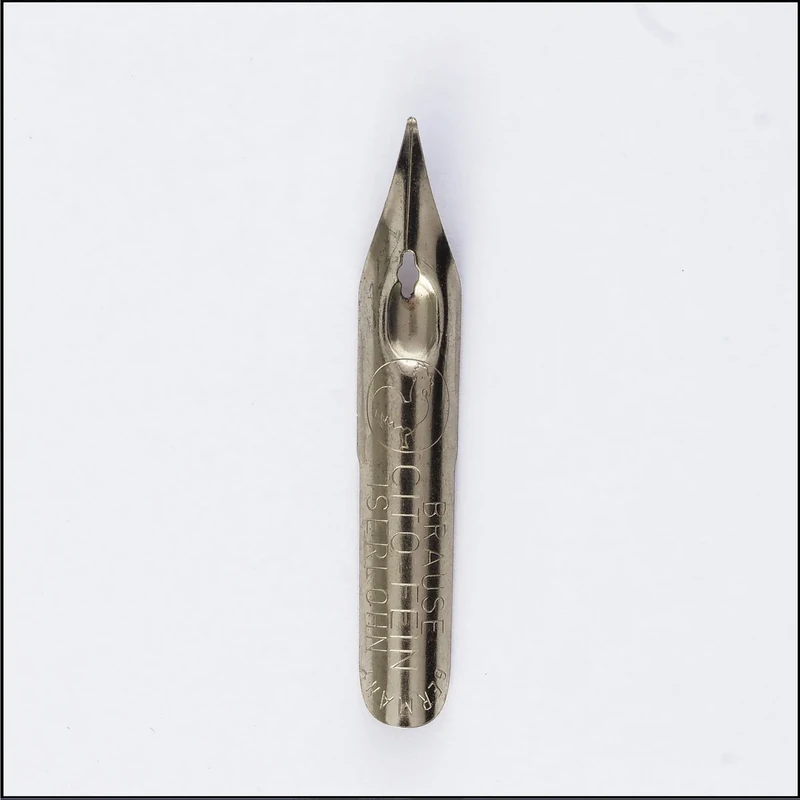 Brause 46B - Writing nibs for fountain pen holders - Box of 100 cito fein nibs 0.3 mm - Made in Germany - calligraphy - writing - drawing - creative tool
