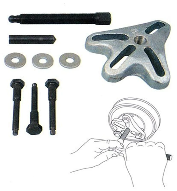 Lisle 45300 Harmonic Balancer Puller for GM