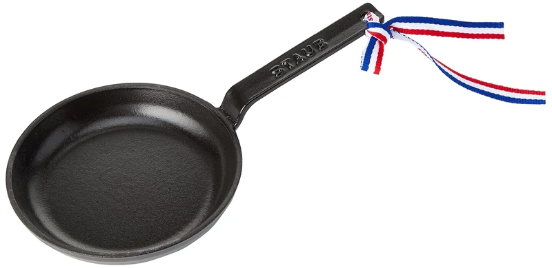 STAUB Cast Iron Mini Frying Pan, Black, 12 cm