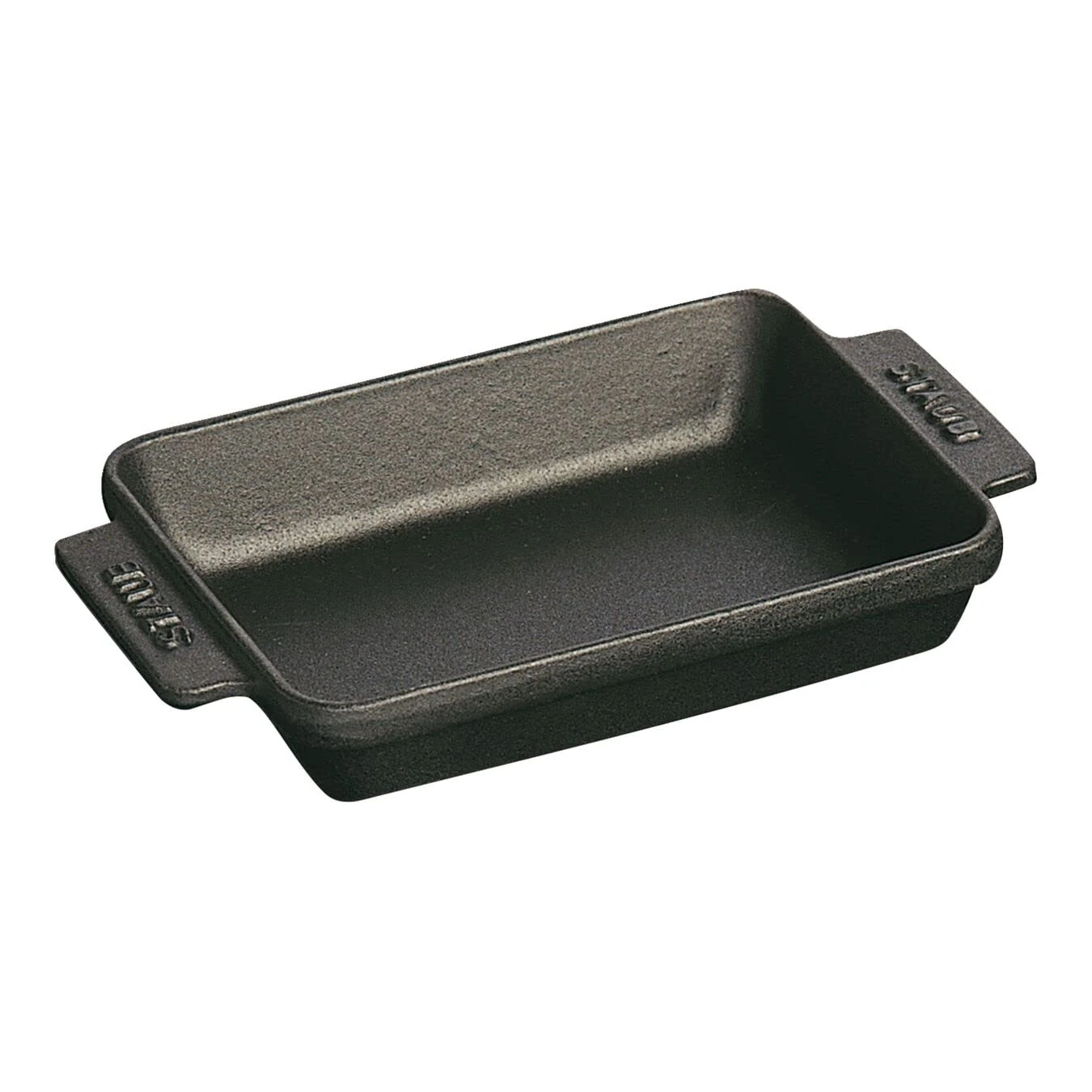 STAUB Mini Dish Rectangular 15 x 11 cm, Black