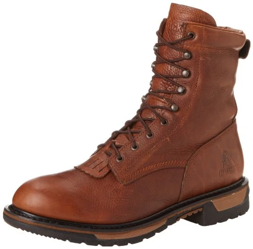 ROCKY Original Ride Lacer Waterproof Western Boots brown Size: 13