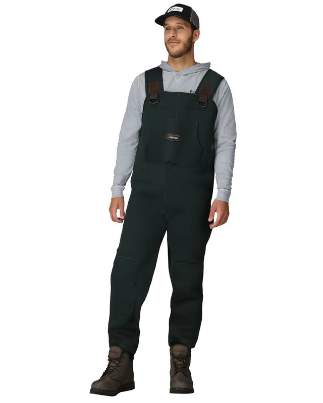 FROGG TOGGS Amphib Neoprene Stockingfoot Chest Wader, Forest Green, Size SM