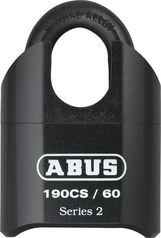ABUS 190/60 Combination Padlock 4 Digit Code– High Security and Heavy-Duty Closed Shackle Lock, Weatherproof - Ideal for High-Security