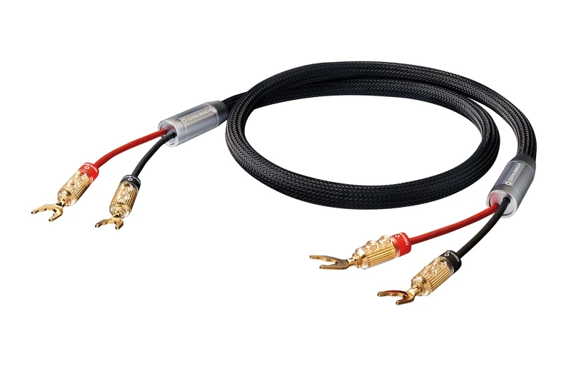 Oehlbach XXL Fusion Two High End Loudspeaker Cable with Banana Plug Black