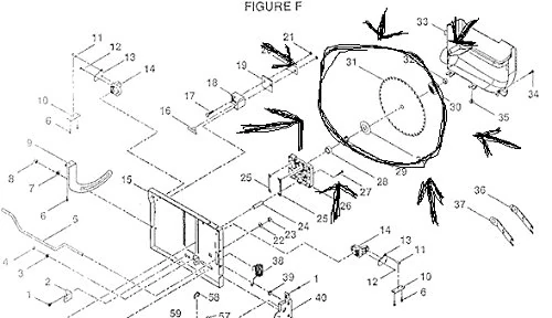 RYOBI Ridgid Replacement Part 422010040 Blade