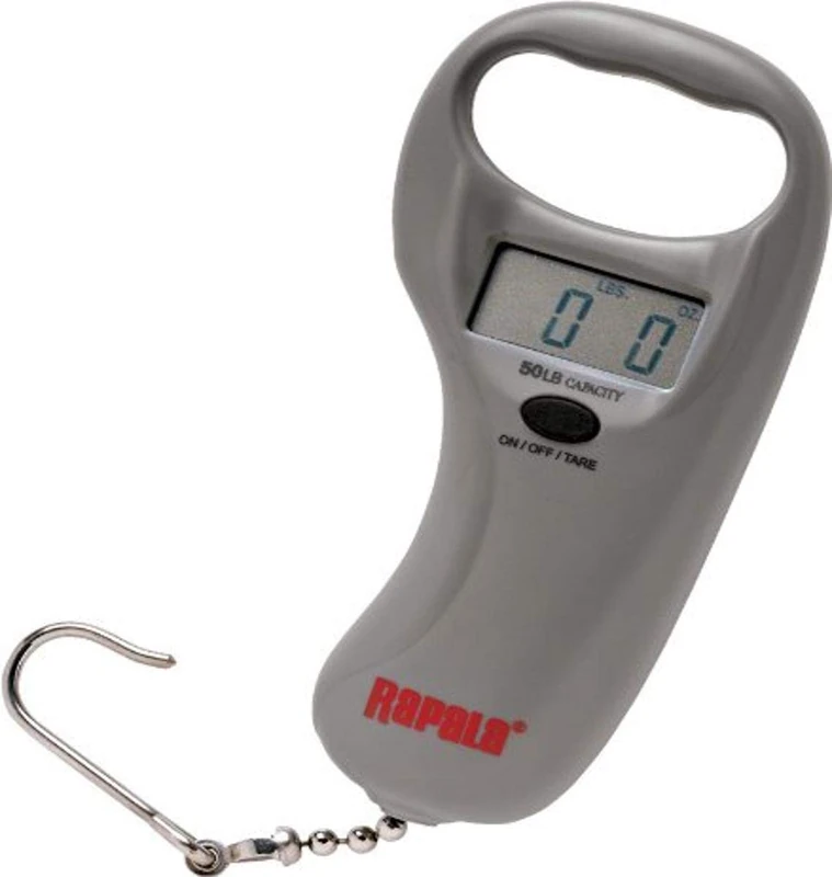 Rapala Sportsman's Digital Scale, 25 kg Capacity, Grey - Image 1