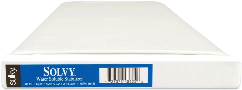 Sulky Solvy Water-Soluble Stabilizer-White