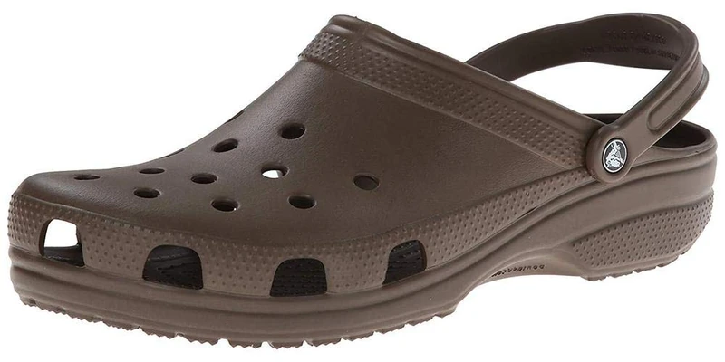 Crocs Unisex Classic Clogs Clogs, Chocolate,9 UK Men/ 10 UK Women