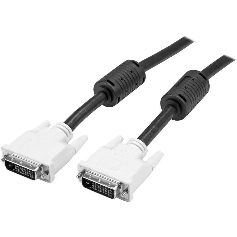 StarTech.com Dual Link DVI Cable - 50 ft - Male to Male - 2560x1600 - DVI-D Cable - Computer Monitor Cable - DVI Cord - Video Cable (DVIDDMM50)