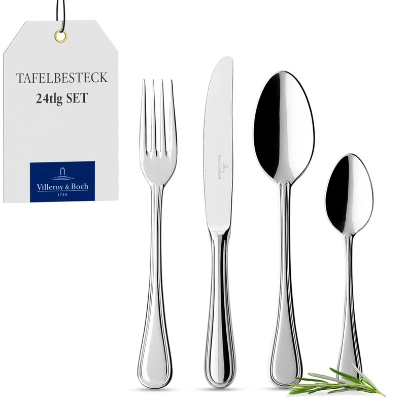 Villeroy & Boch 12-6233-9030 Neufaden Merlemont 24-Piece Cutlery Set