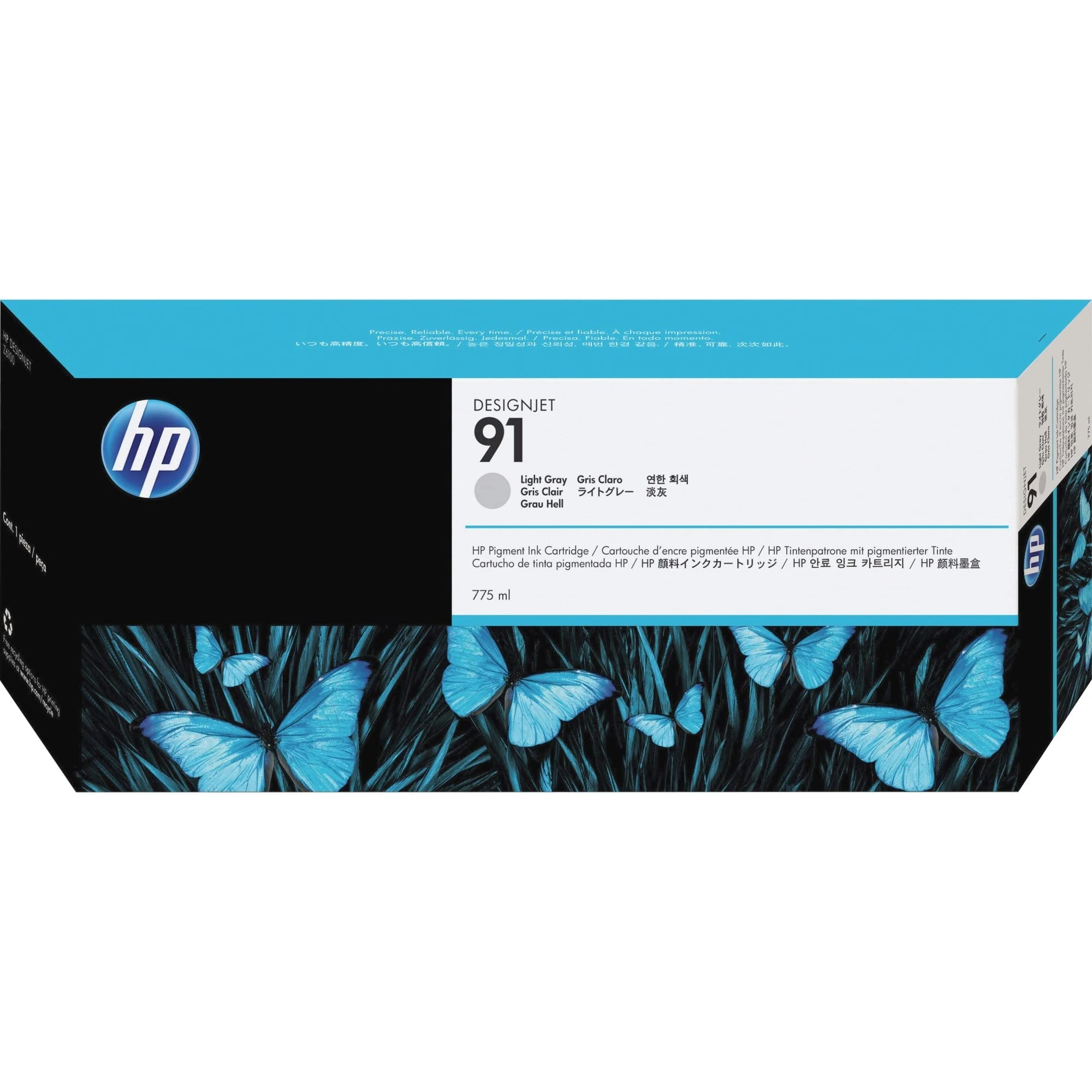 HP Original 91 775 ml Light Grey Ink Cart