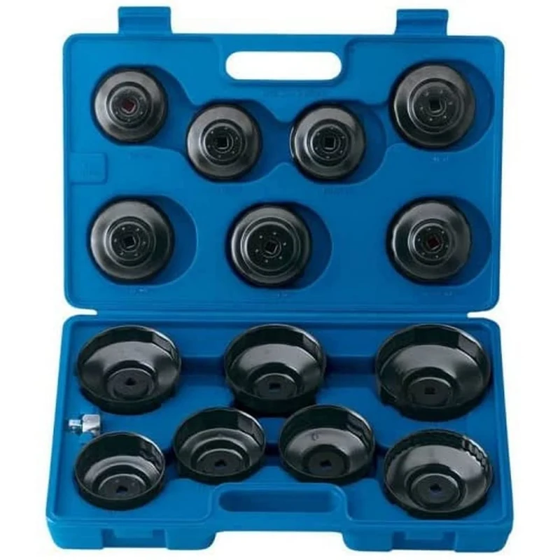 Draper 40105 Expert Oil Filter Cup Socket Set, 15 Pieces