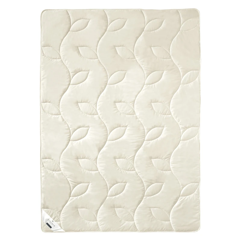 Billerbeck E45 Bamboo Summer Duvet 155 x 220 cm Cotton Cooling Duvet with Bamboo Filling Summer Light (SL)