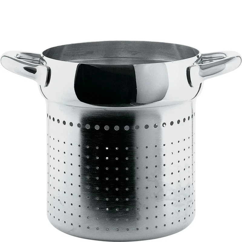 Alessi Mami Colander for Pasta Set, Stainless Steel (SG306), Silver, one size