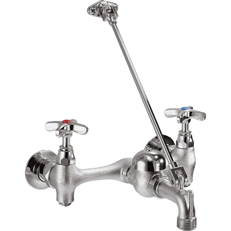 Delta Faucet 28T9 28T Two Handle 8-Inch Wall-Mount Service Sink Faucet, Chrome