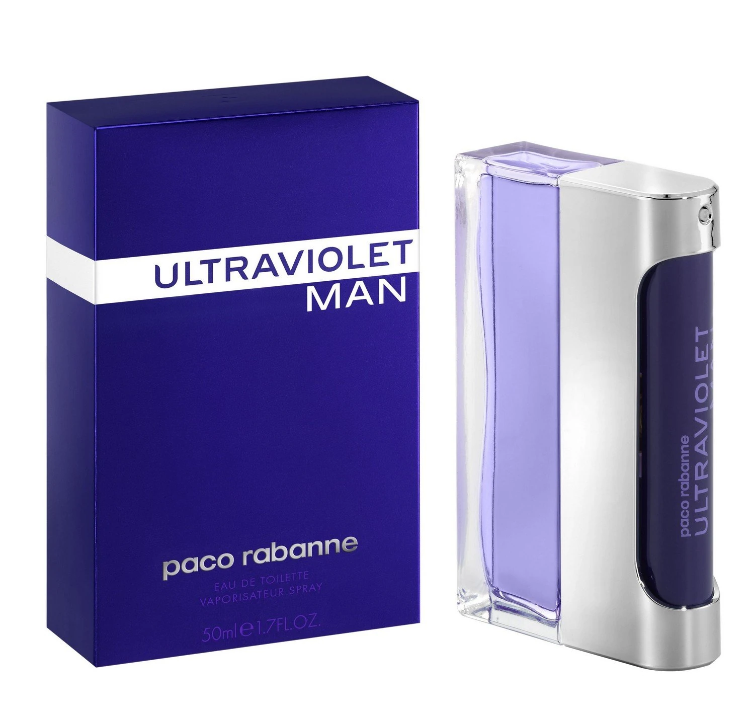 Ultraviolet by Paco Rabanne Eau De Toilette For Men, 50ml