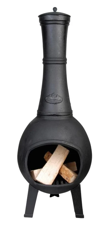 Esschert Ff13 104 x 39 x 39cm Small Terraceheater Cast-Iron - Black