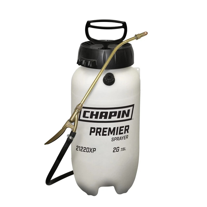 Chapin International 21220XP 2-Gallon Premier Pro XP Poly Sprayer For Fertilizer, Herbicides and Pesticides, White