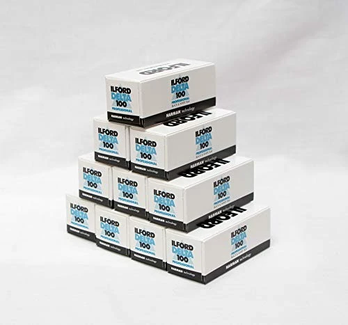 Ilford Delta 100 B&W film, 120mm, multipack of 10