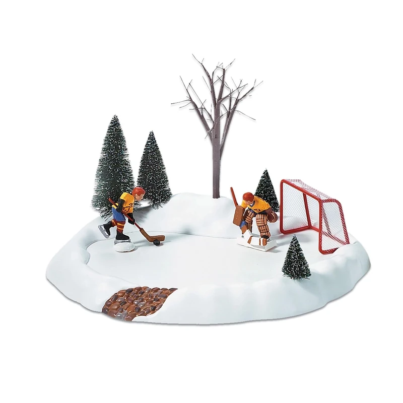 Department 56 Hockey Practice Animated