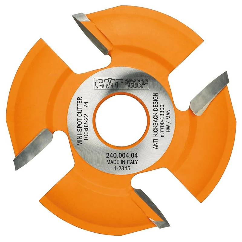 CMT 240.004.04 - Hw-Mini-Spot Cutter Blade D=100X8X22 R=30 Z4