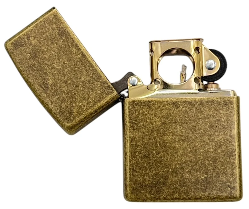 Zippo Antique Regular Lighter - Brass - Image 1