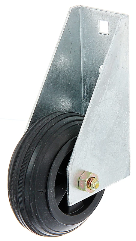 Alberts 214364 Gate Roller | for Heavy Gates, Screw-On | Hot-Dip Galvanised | Diameter 80 mm - Image 1