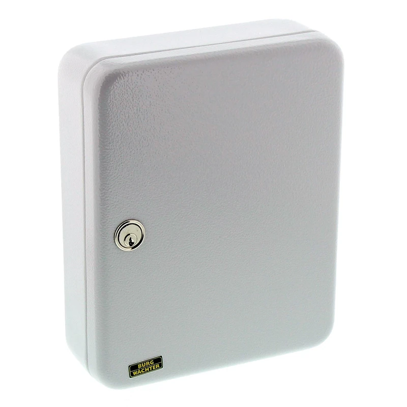 BURG-WÄCHTER, Key Box, 24 Hooks, Can be Integrated into Locking Systems, Sheet Steel, Height: 310 mm, CS 24, Light Grey