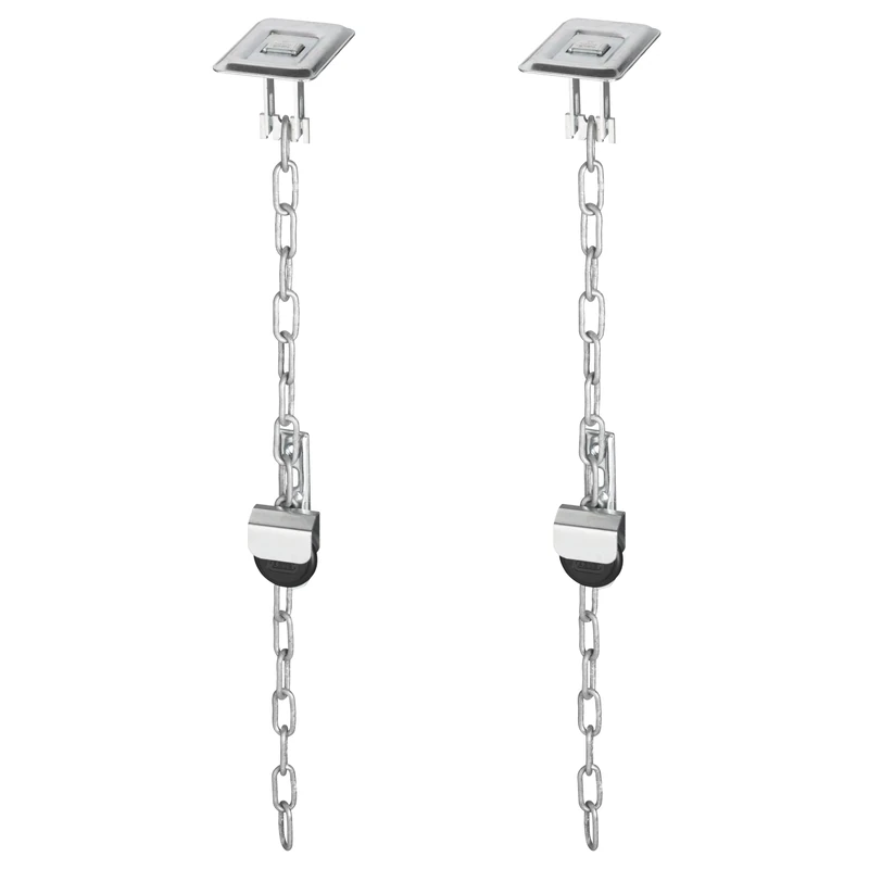ABUS rust protection GS40 - Protection for cellar grilles and plastic light wells - with variable chain - ABUS safety level 6 - 03600 - set of 1
