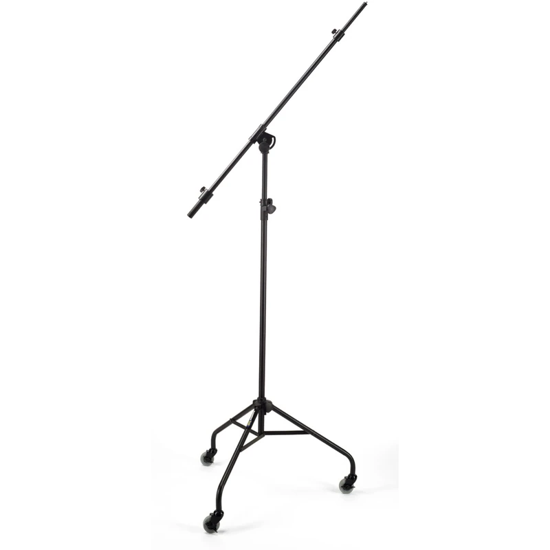 Samson SB100 Telescopic Tripod for Studio use; three legs with Lockable Rollers, Black