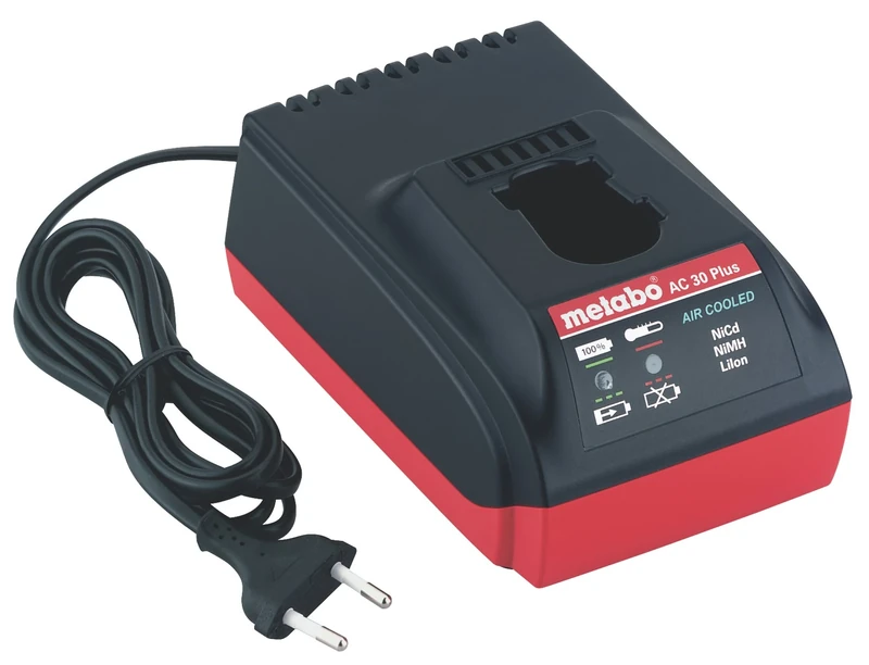 Metabo 627275000 AC30 Plus Li-Ion/Ni-Cd/Ni-mh Charger, 240 V, Green