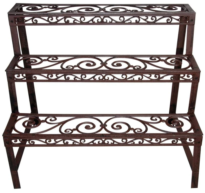 Esschert Bph33 79 x 66 x 49cm Etagere Rectangular Cast-Iron - Brown