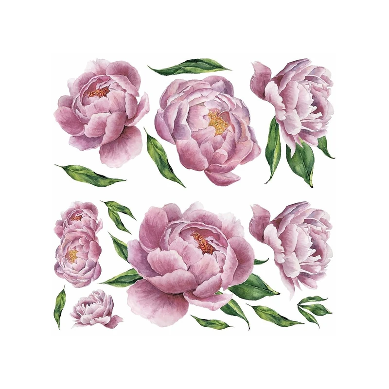 RoomMates Large Peony Peel and Stick Giant Wall Decals