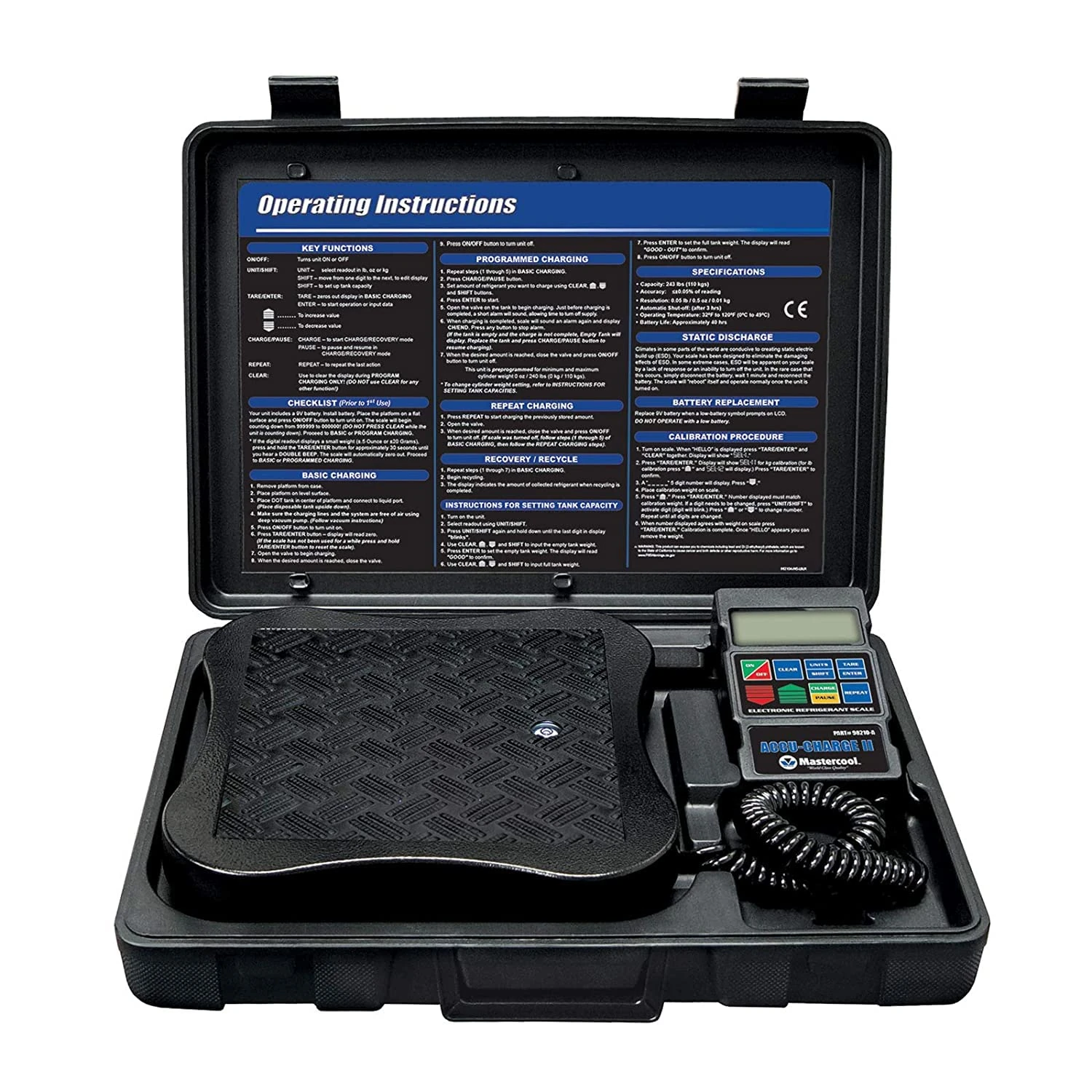 Mastercool ACCU CHARGE II SCALES