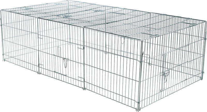 Trixie Natura Outdoor, Galvanized, 216 × 65 × 116 cm