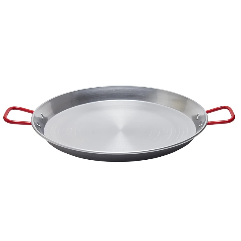 Garcima La Ideal Polished Steel Paella Pan 55cm