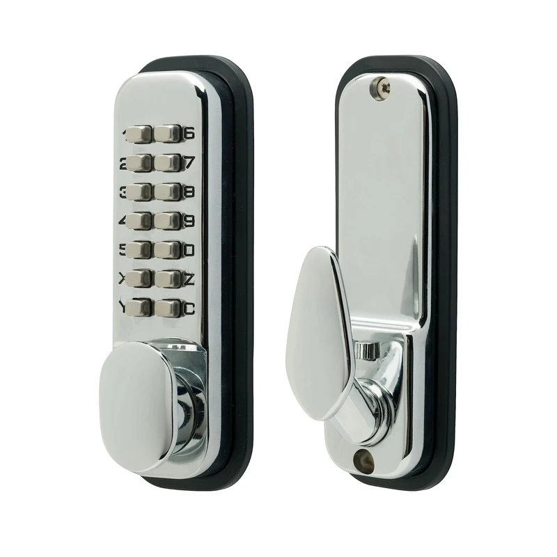 Sterling S2235PCV Polished Push Button Digital Code Door Lock, Chrome
