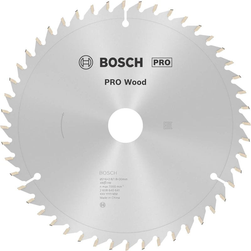 Bosch PRO Wood Circular Saw Blade - 216 x 2.8 x 30 mm
