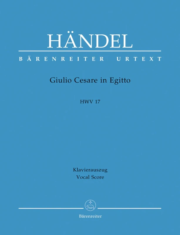 Giulio Cesare in Egitto HWV 17 (Vocal Score)