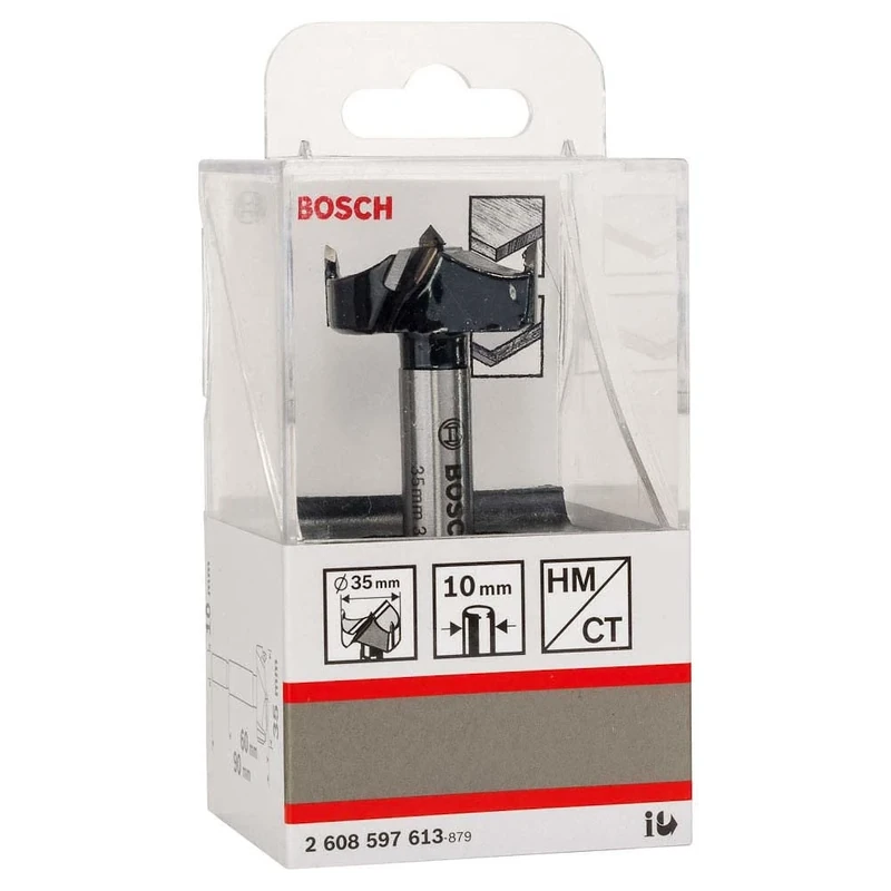 Bosch Professional 1 pc. tungsten carbide hinge cutting bit (Ø 35 mm, Accessory rotary drill)