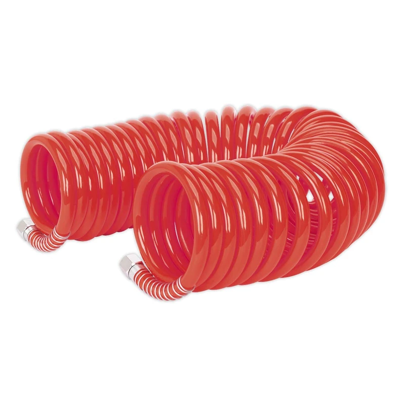 Sealey Ah10C/8 Pu Coiled Air Hose 10Mtr X