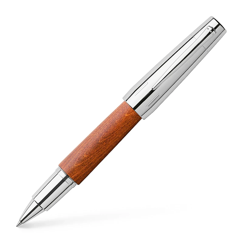 Faber-Castell Emotion Brown Wood Rollerball Pen
