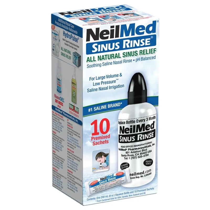 NeilMed SinusRinse All Natural Relief - 10 Premixed Sachets