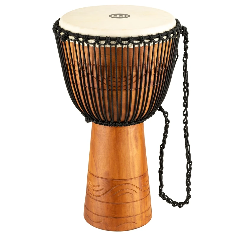 Meinl Percussion Water Rhythm Djembe - Very Large Handdrum - Including Bag - Diameter 13 Inches - Mahogany, Multicoloured (ADJ2-XL+BAG)