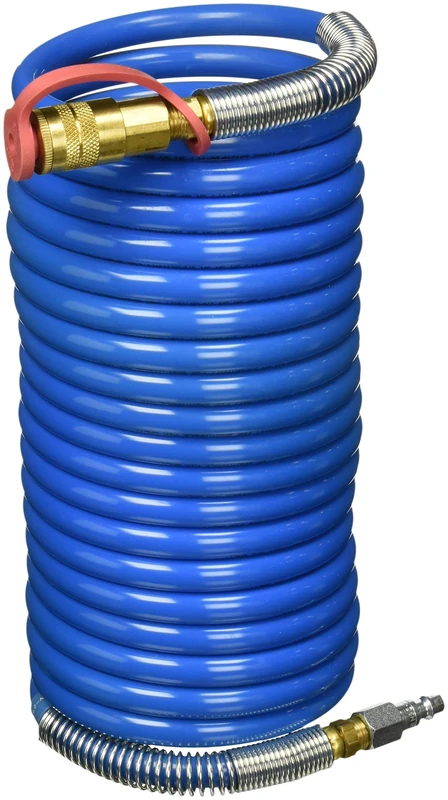 3M 3/8" X 25' Nylon High Pressure Industrial Interchange Coiled Supplied Air Hose (for Use with 3M High Pressure Compressed Air Systems)
