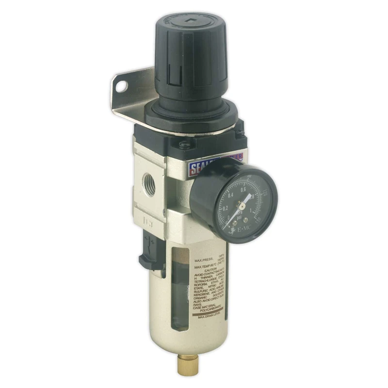 Sealey SA106FR Air Filter/Regulator Max Airflow 70cfm