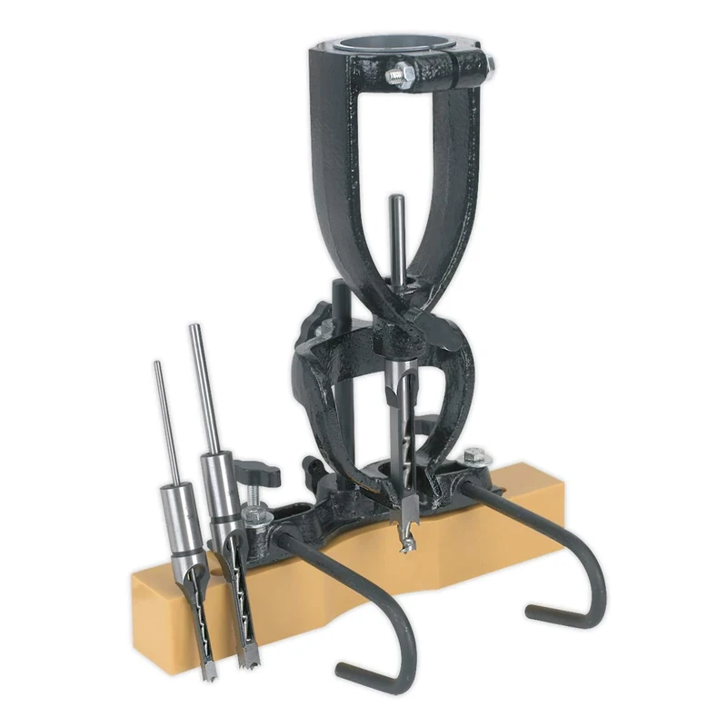 Sealey Ma10 Wood Mortising Attachment 40-65Mm with Chisels