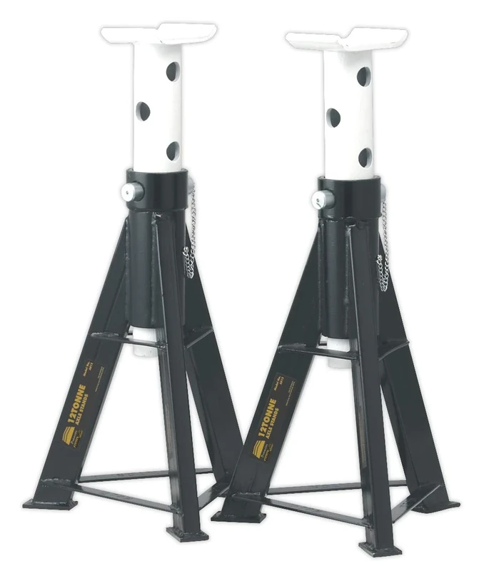 Sealey As12 Axle Stands 12Tonne Capacity Per Stand 24Tonne Per Pair
