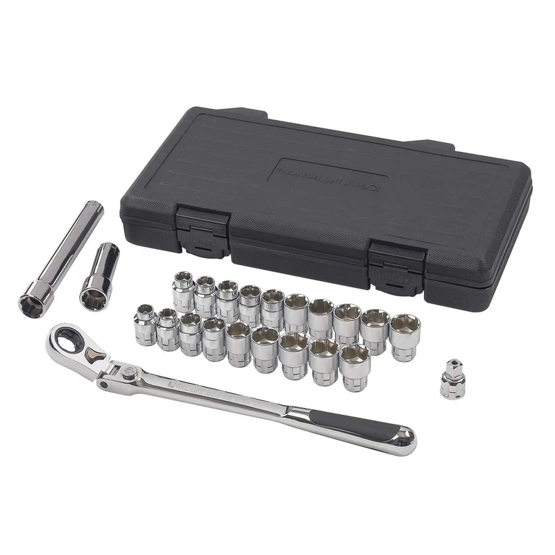 GearWrench (893823) 20mm 3/8" Drive 23-Piece Ratchet Set - Image 1