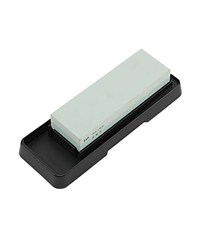 KAI Combination Sharpening Stone, grit: 400/1000 - Japanese knife sharpener for coarse and fine sharpening - sharpening stone 400 1000 whetstone for knives usable surface 18 x 6 x 3 cm - Image 1